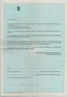 Budapest 1991. "Országos Kárrendezési és Kárpótlási Hivatal" kárpótlási jegye 1000Ft-ról, ...