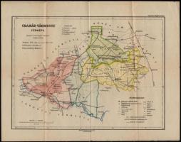 1923, 1925 Csanád vármegye és Hajdu vármegye térképe, kiadja a Magyar Földrajzi Intézet Rt., 26x33 28x35 cm