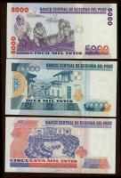 Peru 1988.6.28. 5000I, 10.000I, 50.000I T:I