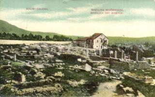 Solin, Salona; Basilica dei Martiri / Bazilika Mucenikov / ruins, martyrs basilica. W. L. Bp. 4594.