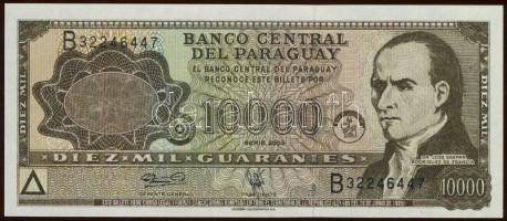 Paraguay 2003(1995). 10.000G T:I