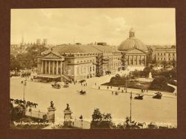 cca 1905 Berlin 34 db 19x20 cm-es mozgalmas városképet tartalmazó füzet