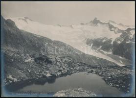 cca 1910 Ausztria 9 db fotó alpesi helyszínekről. / Alps photos 20x26 cm
