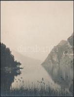 cca 1910 Ausztria 9 db fotó alpesi helyszínekről. / Alps photos 20x26 cm
