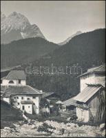 cca 1910 Ausztria 9 db fotó alpesi helyszínekről. / Alps photos 20x26 cm