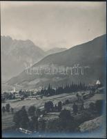 cca 1910 Ausztria 9 db fotó alpesi helyszínekről. / Alps photos 20x26 cm