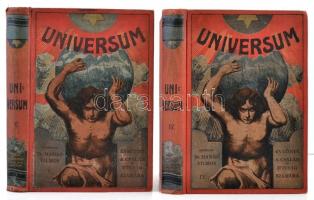 1904-1918 Universum I., IV., V. VIII. kötete. Évkönyv a család és ifjuság számára. Szerk.: Dr. Hankó...