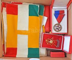 Götz Gusztáv (1900-1970) evezős Európa-bajnok hagyaték tétele, benne: sportérmek, zászlók és nemzeti...