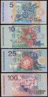 Suriname 2000. 5G, 10G, 25G, 100G, 500G (2x) T:I