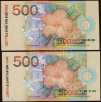 Suriname 2000. 5G, 10G, 25G, 100G, 500G (2x) T:I