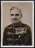 Várady Albert (1870-?) m. kir. varasdi 10. honvéd huszárezred ezredese fotó. 9x12 cm