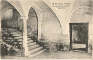 Nagysáros, Velky Saris;  II. Rákóczi Ferenc elfogatásának helyszíne, belső. Holénia Béla kiadása. Divald / arresting room of Francis II Rákóczi, interior