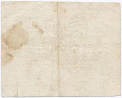 Rozsnyó 1849. 1kr "Rozsnyó bánya város pénztári utalványa" T:III