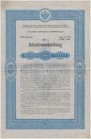 1897-1929. 4db-os vegyes magyar és osztrák részvény tétel, közte "Magyar Általános Kőszénbánya ...