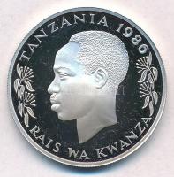 Tanzánia 1986. 100Sh Ag "Elefánt és borja" T:PP ujjlenyomat, felületi karc
Tanzania 1986....