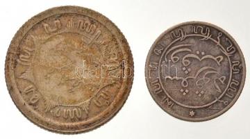 Holland Kelet-India 1907. 1/10G Ag + 1921. 1/4G Ag T:2,2-
Netherlands East Indies 1907. 1/10 Gulden...