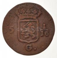 Holland Kelet-India / Batáviai Köztársaság 1808. 1d Cu T:2-
Netherlands East Indies / Batavian Repu...