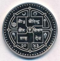 Nepál 1986. 250R Ag "Pézsmaszarvas" T:PP felületi karc
Nepal 1986. 250 Rupees Ag "Mu...