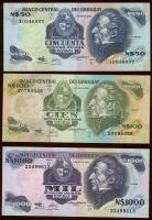 Uruguay 1987-92. 5NP "G", 10NP "G", 1000NP "D" T:I