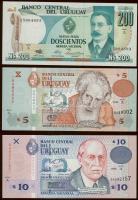 Uruguay 1986. 200NP + 1998. 5NP, 10NP pár T:I