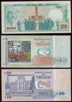 Uruguay 1986. 200NP + 1998. 5NP, 10NP pár T:I