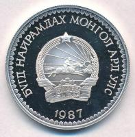 Mongólia 1987. 25T Ag "Hópárduc" T:PP felületi karc
Mongolia 1987. 25 Tugrik Ag "Sno...