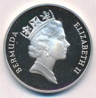 Bermuda 1986. 1$ Ag "Tengeri teknős" T:PP ujjlenyomat, felületi karc
Bermuda 1986. 1 Doll...