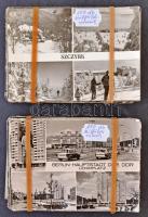 200 db modern fekete-fehér külföldi városképes lap / 200 modern black-and-white European and Worldwide town-view postcards
