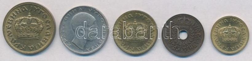 Jugoszlávia 1938. 25p-10D (5xklf) T:1-,2
Yugoslavia 1938. 25 Para - 10 Dinara (5xdiff) C:AU,XF