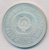 Jugoszlávia 1987. 5000D Ag "Karadžić születésének 200. évfordulója" T:1 (eredetileg PP)
Y...