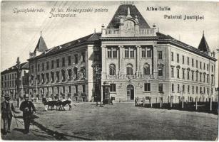 Gyulafehérvár, Karlsburg, Alba Iulia; M. kir. törvényszéki palota / Palatul Justitiei / Palace of Justice