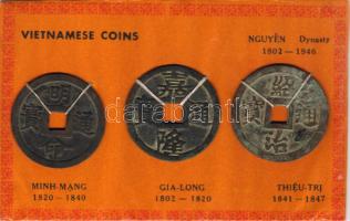 Vietnam 1802-1847 60Van 3 klf. db (Minh-Mang, Gia-Long, Thieu-Tri) T:3