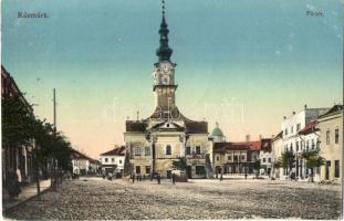 Késmárk, Kezmarok; Fő tér, templom. Feitzinger Ede No. 684. / main square, church (fl)