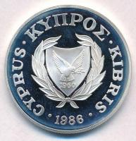Ciprus 1986. 1Ł Ag "Ciprusi muflon" T:PP ujjlenyomat
Cyprus 1986. 1 Pound Ag "Cypria...