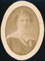 cca 1910 GYŐR, Glück József győri fényképész műterméből 4 db vintage fotó, hidegpecséttel jelzett, 1...