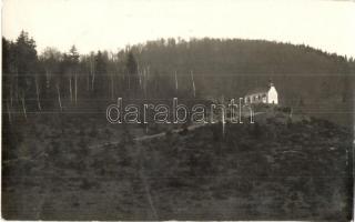 1935 Kissomlyó-hegy (Csíksomlyó), Szent Antal kápolna / chapel. photo