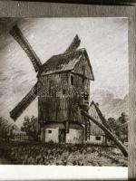cca 1925 Szélmalmok, Kerny István (1879-1963) budapesti fotóművész gyűjtéséből és hagyatékából, 18 d...