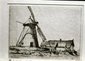 cca 1925 Szélmalmok, Kerny István (1879-1963) budapesti fotóművész gyűjtéséből és hagyatékából, 18 d...