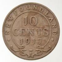 Kanada / Új-Fundland 1917C 10c Ag "V. György" T:2-
Canada / Newfoundland 1917C 10 Cents A...