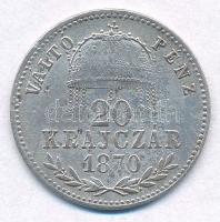 1870GYF 20kr Ag "Váltó Pénz" T:2-,3
Adamo M11.1