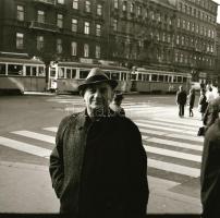 cca 1965 Villamosok Budapesten, 3 db szabadon felhasználható, vintage negatív, + 6 db vintage fényké...