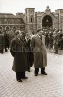 1949. április 14. Függetlenségi nyilatkozat ünnepsége Debrecenben, amelyen Nagy Imre is jelen volt, ...