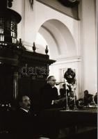 1949. április 14. Függetlenségi nyilatkozat ünnepsége Debrecenben, amelyen Nagy Imre is jelen volt, ...