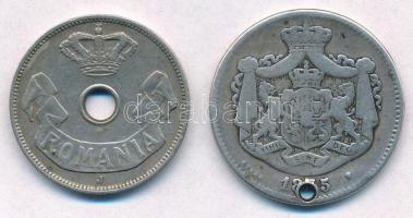 Románia 1875. 2L Ag + 1906. 20b Cu-Ni "I. Károly" T:2-3 ly.
Romania 1875. 2 Lei Ag + 1906...