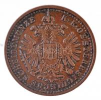 Ausztria 1891. 5/10kr Cu T:1-,2 kis ph Austria 1891. 5/10 Kreuzer Cu C:AU,XF small edge error Krause KM#2184