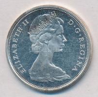 Kanada 1966. 50c Ag II. Erzsébet T:1- (eredetileg PP)  Canada 1966. 50 Cents Ag Elizabeth II C:AU (originally PP)