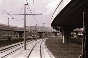 1984. október 2. Budapest, próbajárat az 1-es villamos vonalán, 35 db szabadon felhasználható, vinta...