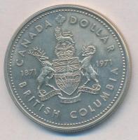 Kanada 1971. 1$ Ag "II. Erzsébet / Brit Columbia T:1-
Canada 1971. 1 Dollar Ag "Elizabeth...