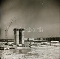 cca 1975 Kecskeméti városképek, 21 db szabadon felhasználható, professzionális minőségű negatív, 6x6...