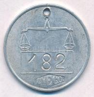 1966. "Mérleggyár - Szerviz - Gyáregység / 182" Al zseton (40mm) T: 2 ly